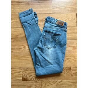 Levi's 535 Legging Jeans Light Blue Size 28 JL